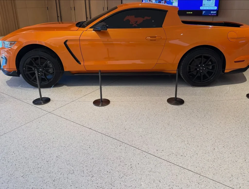 Ford just added a Ford Mustang to the Ford Heritage Fleet which wouldnt necessarily be b