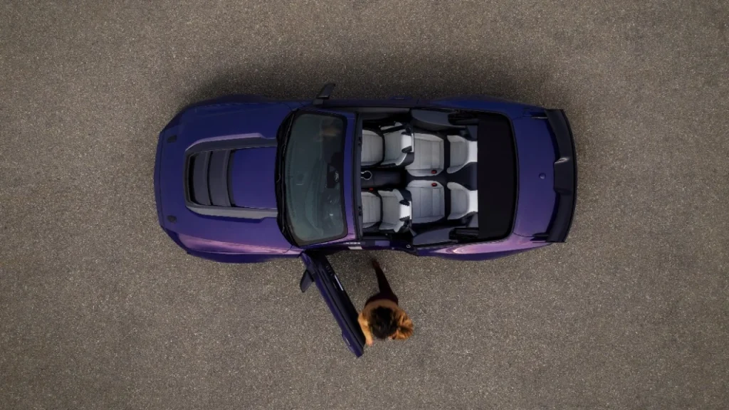 Ford just unveiled the most powerful convertible Mustang ever built, the Dark Horse SC