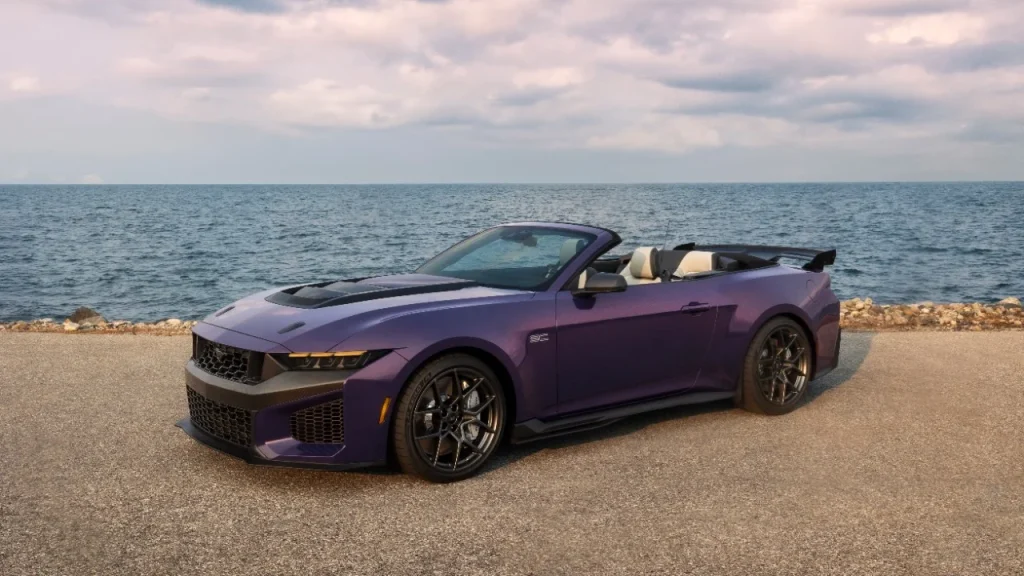 Ford just unveiled the most powerful convertible Mustang ever built, the Dark Horse SC