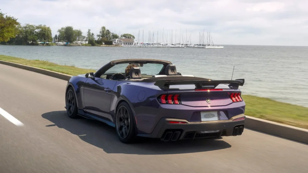 Ford just unveiled the most powerful convertible Mustang ever built, the Dark Horse SC