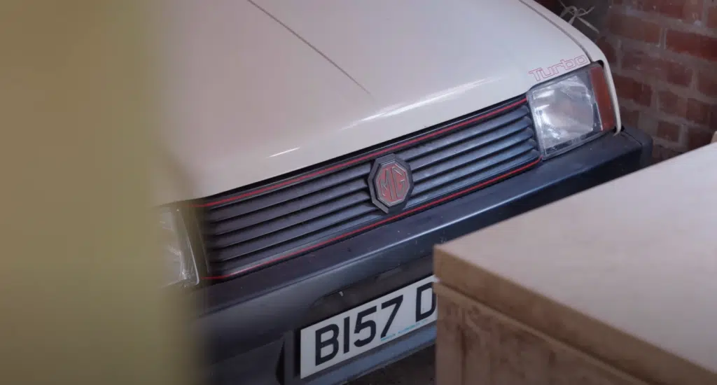 Forgotten MG Metro Turbo barn find surprises as the classic hot hatch, low mileage car, British performance car, and turbocharged vehicle runs after 33 years