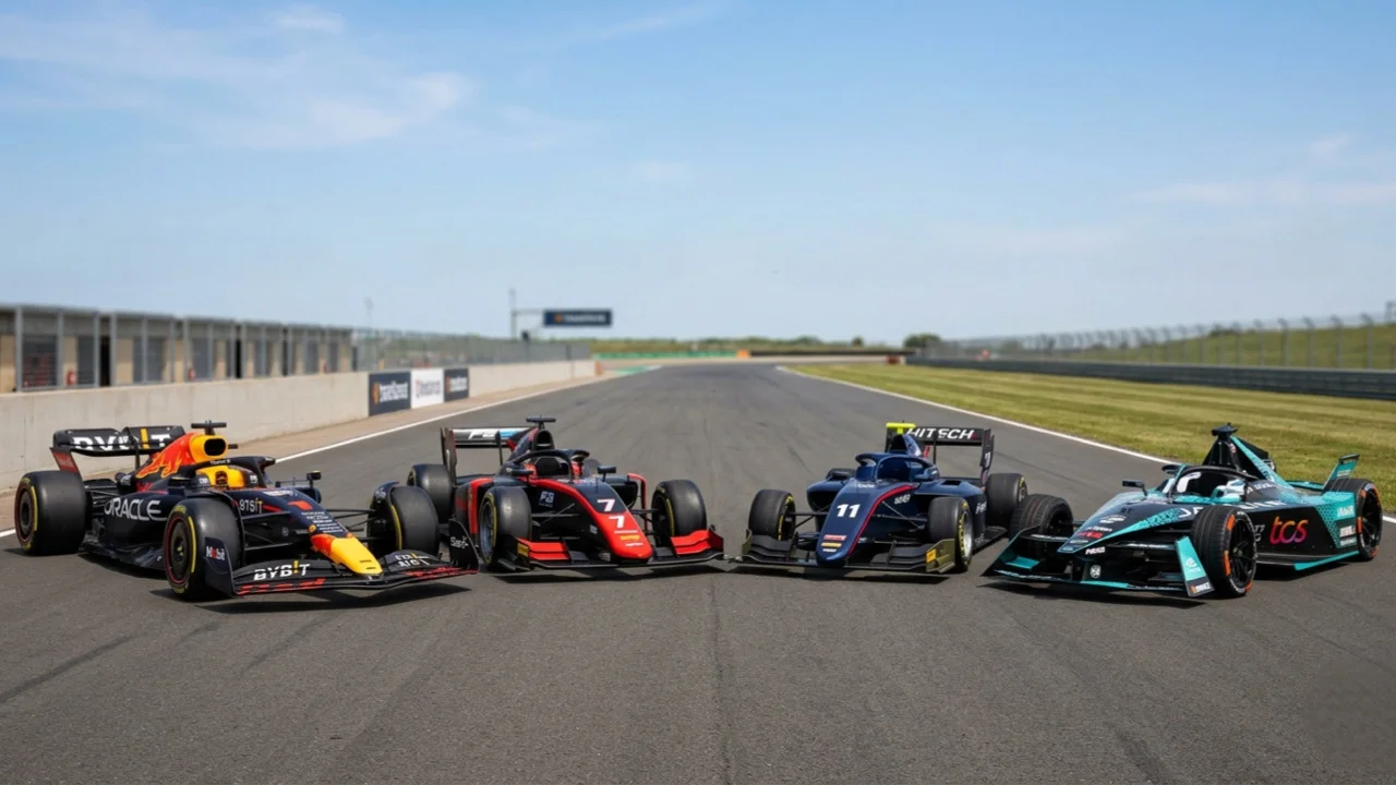 These are the differences between Formula 1, Formula 2, Formula 3 and Formula E