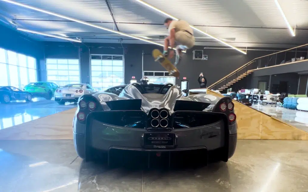 YouTuber in Michigan attempted to ollie over a $3 million Pagani Huayra