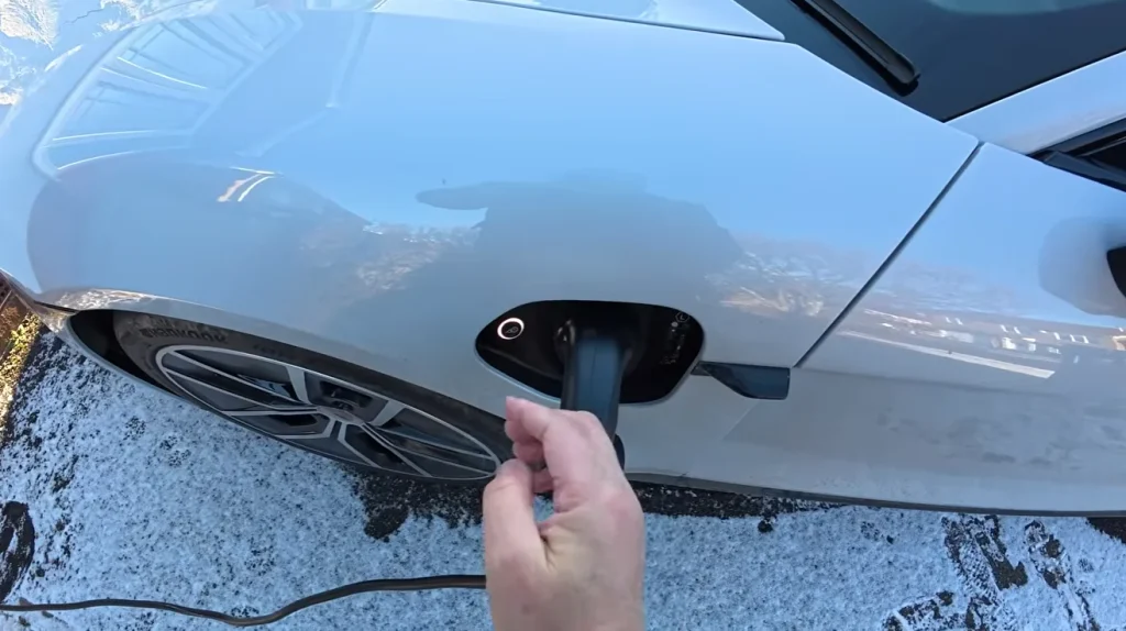 Man tests Porsche Taycan EV range in sub-zero temperatures and the risk leads to an interesting discovery
