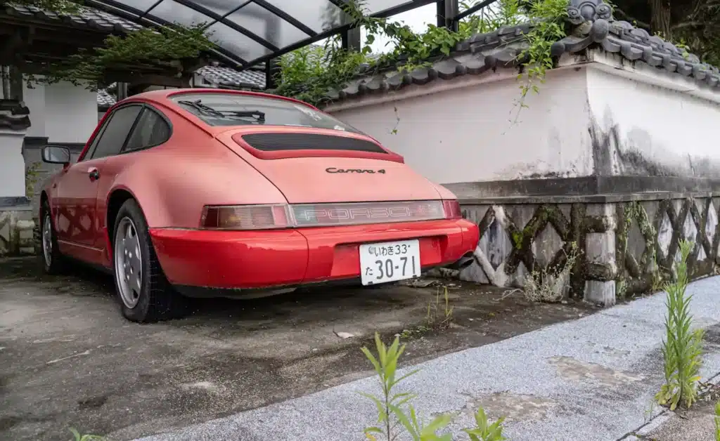 abandoned cars Fukushima