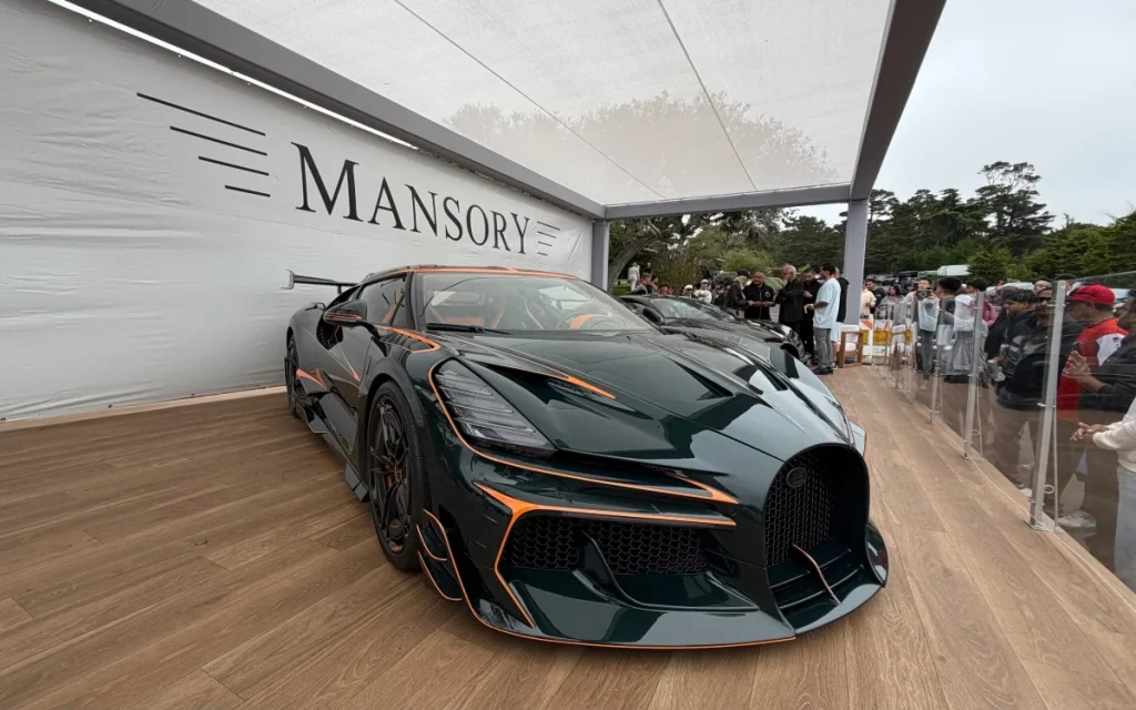 Mansory unveils $11 million one off Bugatti Mistral hypercar at Pebble Beach with incredible modifications and a name that promises victory