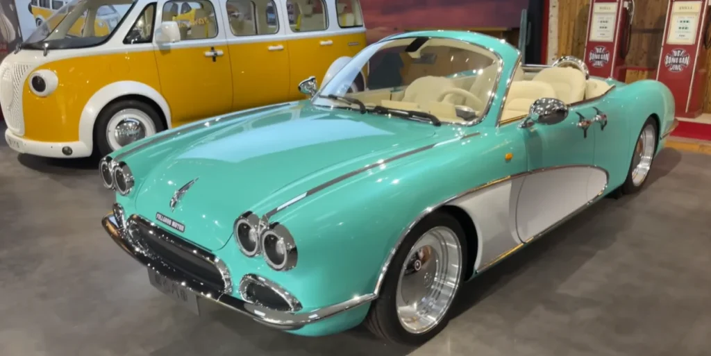 Chinese car company is combining classic 1950s American cars with BYD EVs to create very unorthodox vehicles that meet China's strict laws