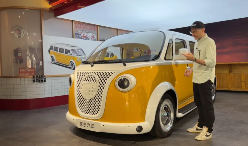 Chinese car company is combining classic 1950s American cars with BYD EVs to create very unorthodox vehicles that meet China's strict laws