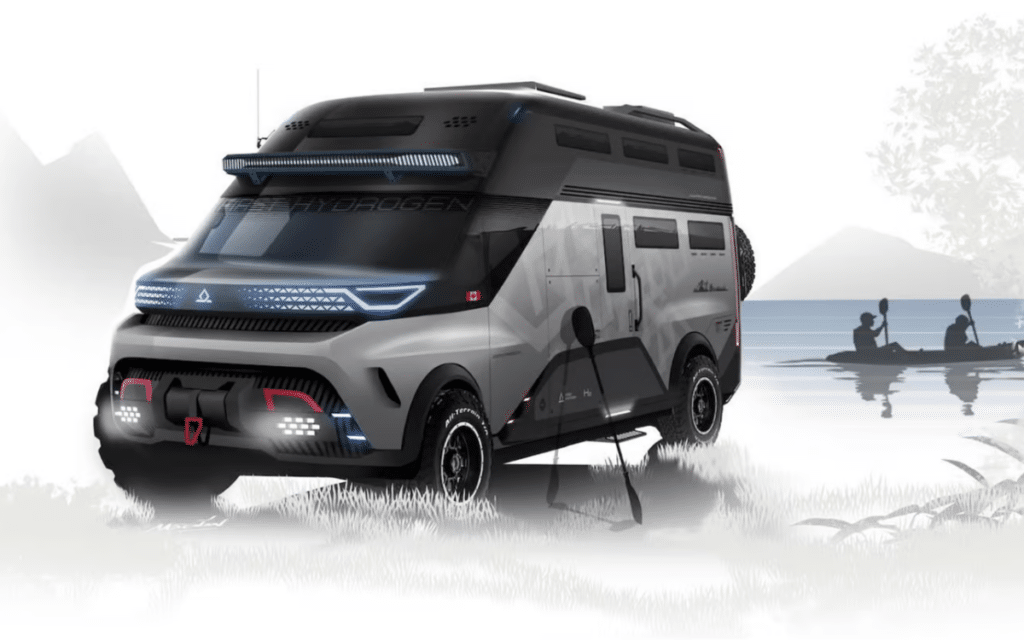 Futuristic electric RV concept is like driving an RV on a different planet
