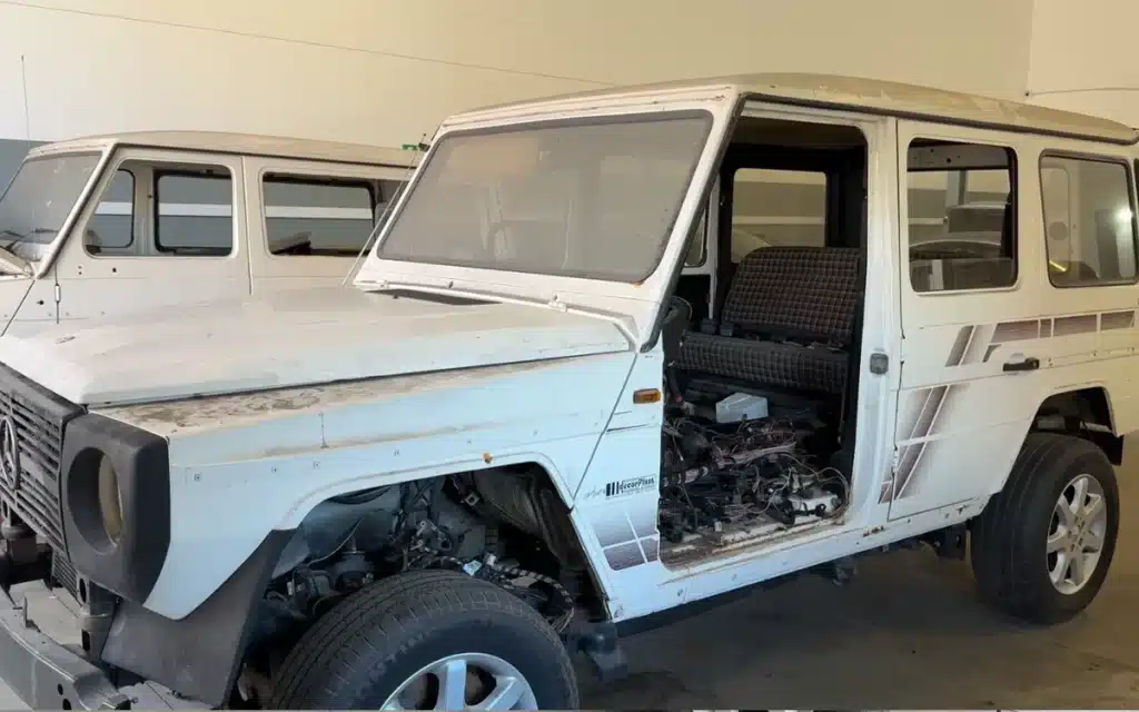 Abandoned G-Wagon undergoes massive rebuild in South Africa