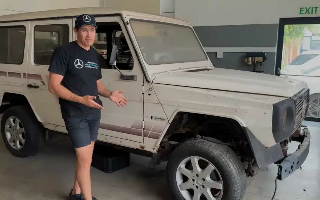 Abandoned G-Wagon undergoes massive rebuild in South Africa