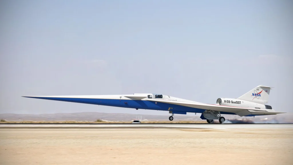 NASA’s supersonic X-59 developed with Lockheed Martin takes flight as NASA pursues quiet sonic booms