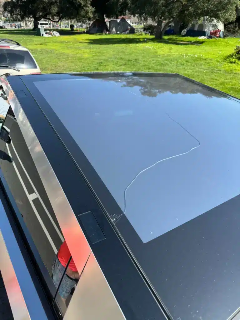 Elon Musk responds after Cybertruck roof cracked in robbery attempt