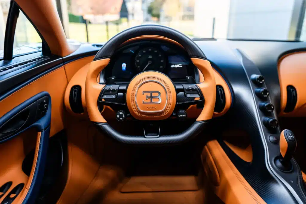 Custom Bugatti Chiron Super Sport interior
