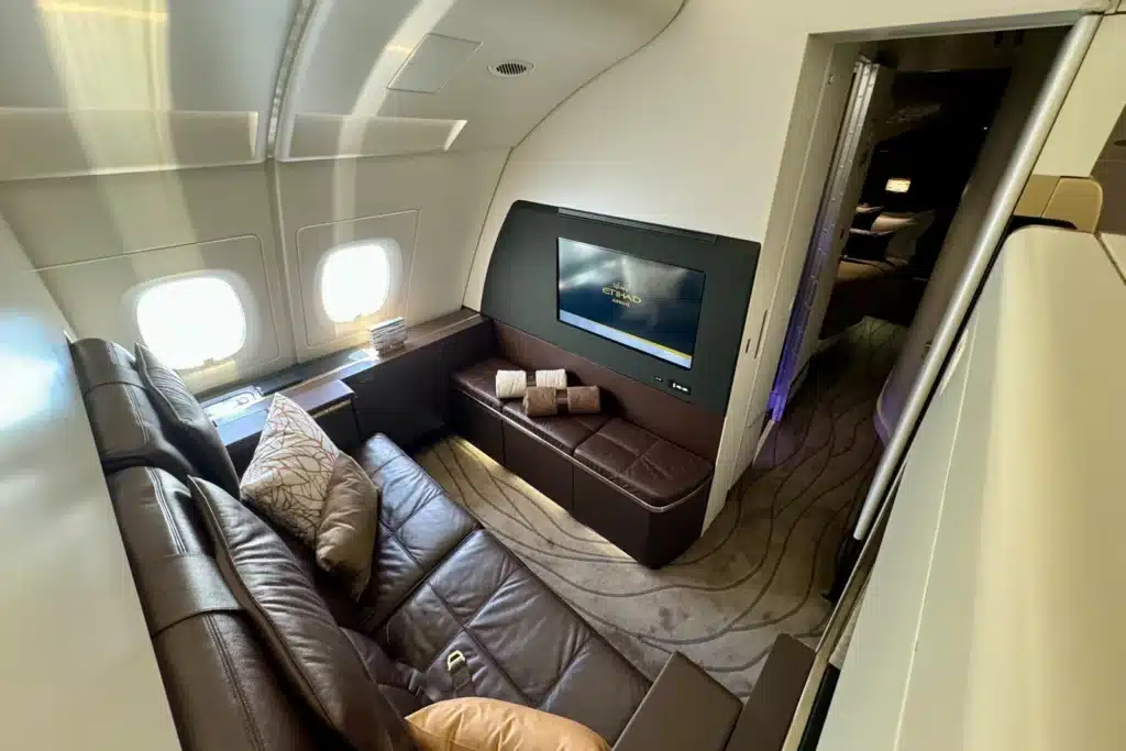 Etihad premium first-class cabin: The Residence'