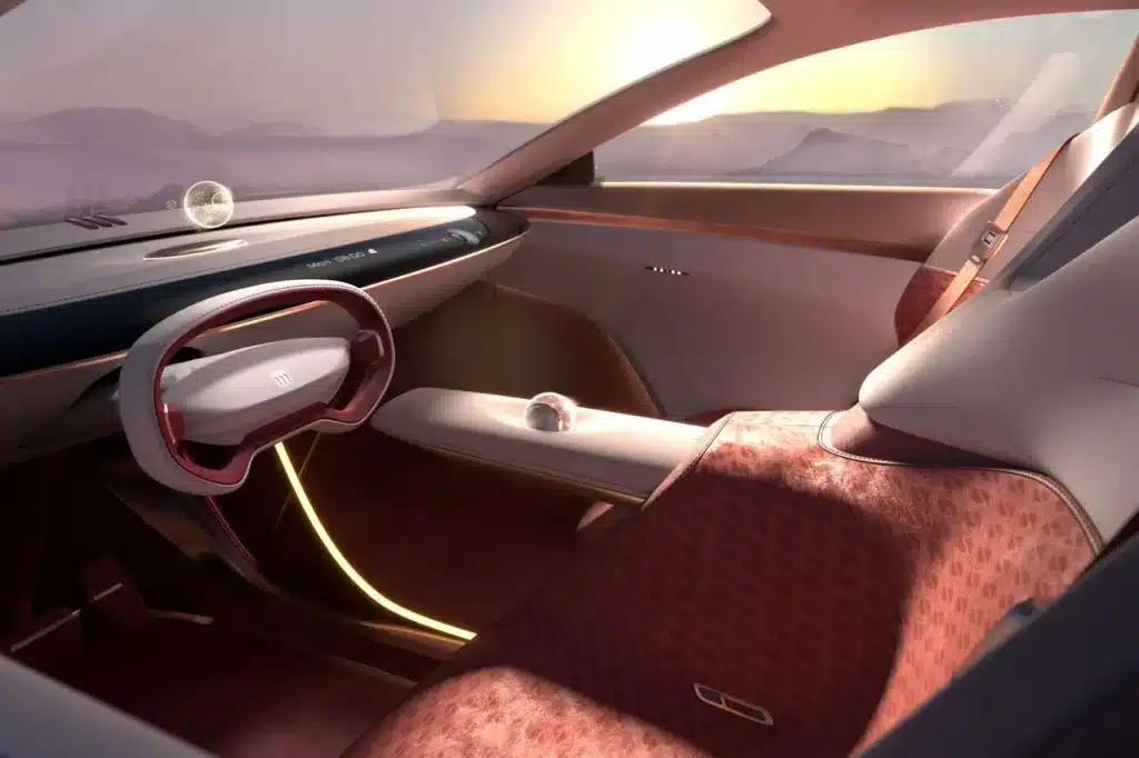 GM China unveiled Buick Electra Orbit, a futuristic EV concept inspired by 1950s design
