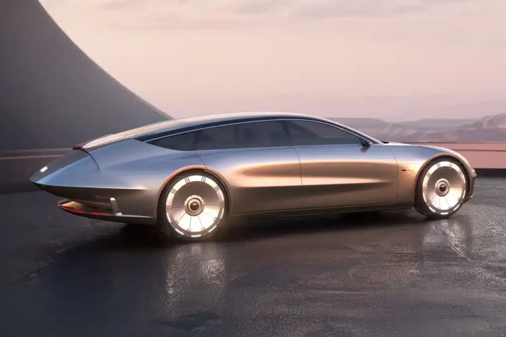 GM China unveiled Buick Electra Orbit, a futuristic EV concept inspired by 1950s design