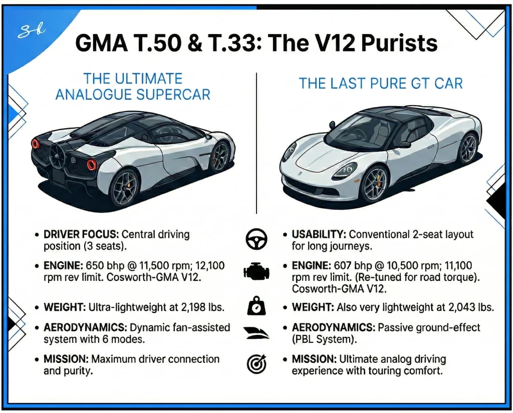 This $1,800,000 million Gordon Murray T.33 is the ultimate purist supercar and the GMA T.33 is arriving in 2026