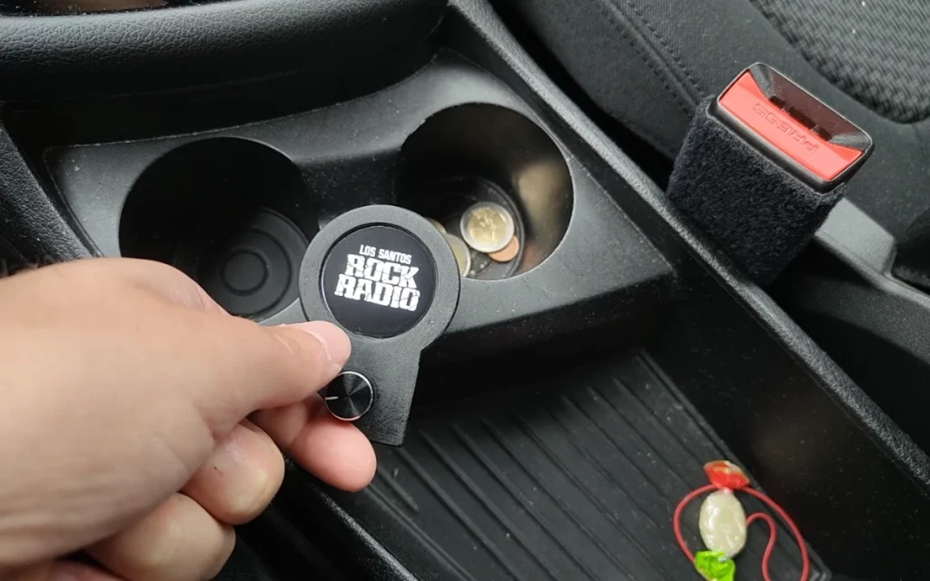 This homemade gadget lets you tune into Grand Theft Auto’s in-game radio in your own car