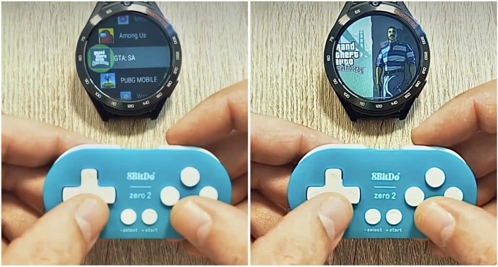 GTA smartwatch, different video games