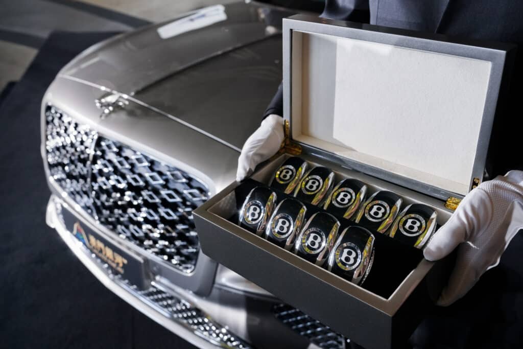 5,000 room luxury resort set a record for taking delivery of the most Bentley Flying Spurs
