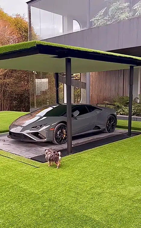 Someone created something more modern than a garage, supercars rise like a phoenix