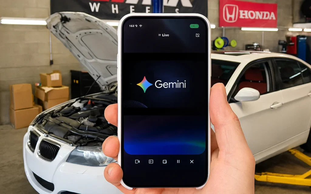 The impressive Google Gemini AI virtual assistant helps this mechanic perform a 'scarily' good BMW oil change, reshaping car maintenance forever