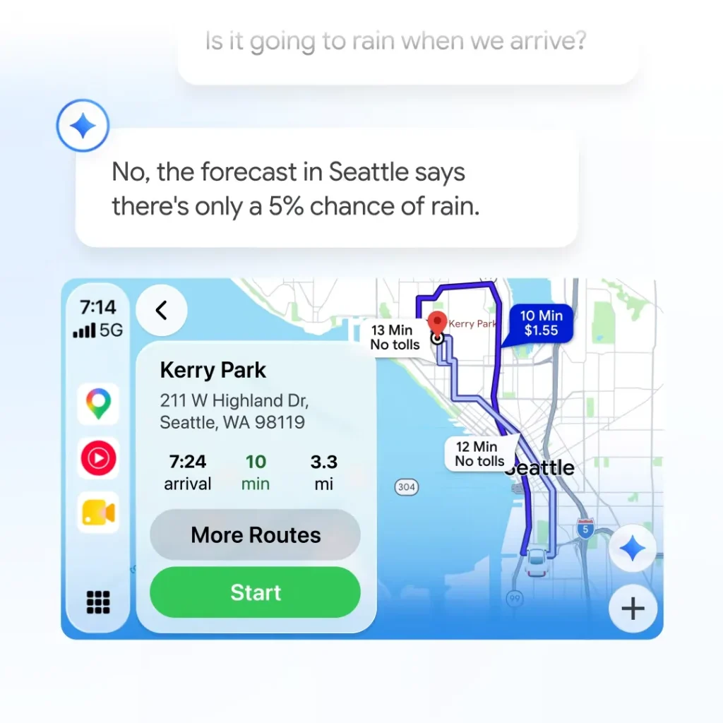 Google Maps is integrating Gemini AI into Apple CarPlay in a massive new upgrade for drivers