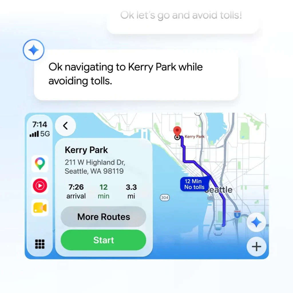 Google Maps is integrating Gemini AI into Apple CarPlay in a massive new upgrade for drivers
