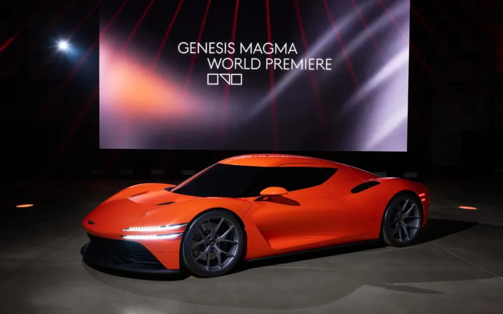 The Genesis Magma GT concept is officially here - and it looks intent on rivalling cars from Chevrolet and Ferrari