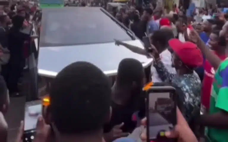 Tesla Cybertruck in Ghana