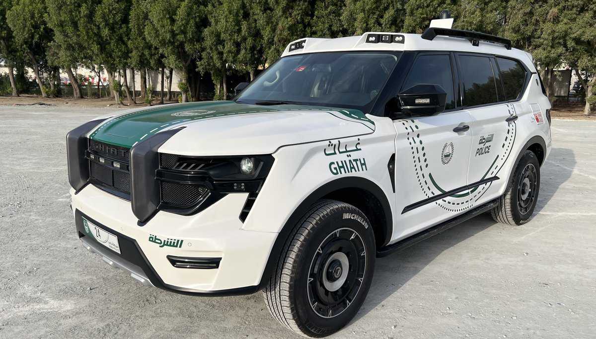 Ghiath Dubai Police car