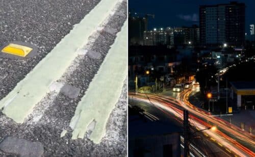 Video shows Australia’s incredible glow-in-the-dark road lines in action