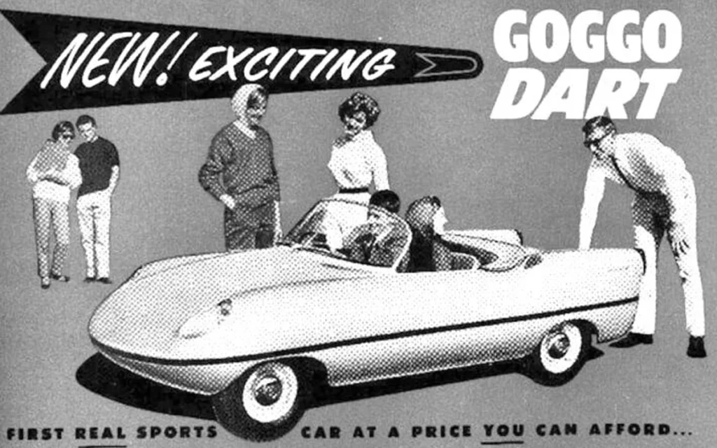 This extremely rare German-Australian vehicle, named the Goggomobil Dart, is one of the smallest sports cars ever made worldwide