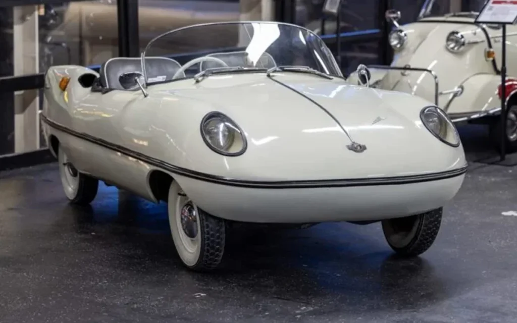 This extremely rare German-Australian vehicle, named the Goggomobil Dart, is one of the smallest sports cars ever made worldwide