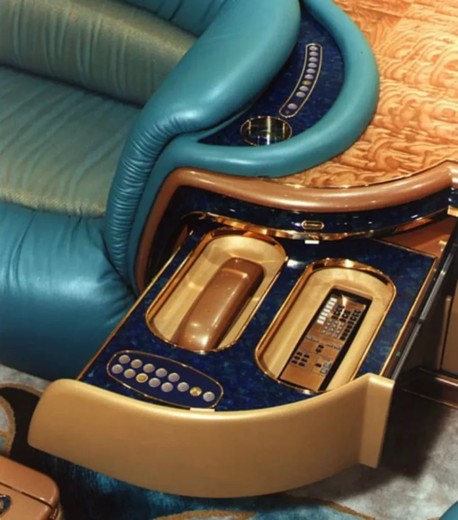 Sultan of Brunei spent $120,000,000 turning a Boeing 747-400 into solid gold to be the crowning jewel of his private jet fleet