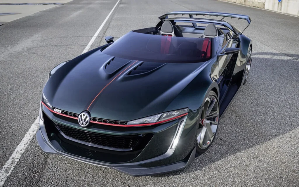 The Supercar Blondie team gets behind the wheel of the Volkswagen Golf GTI Roadster, a video game concept that could have been the Corvette slayer