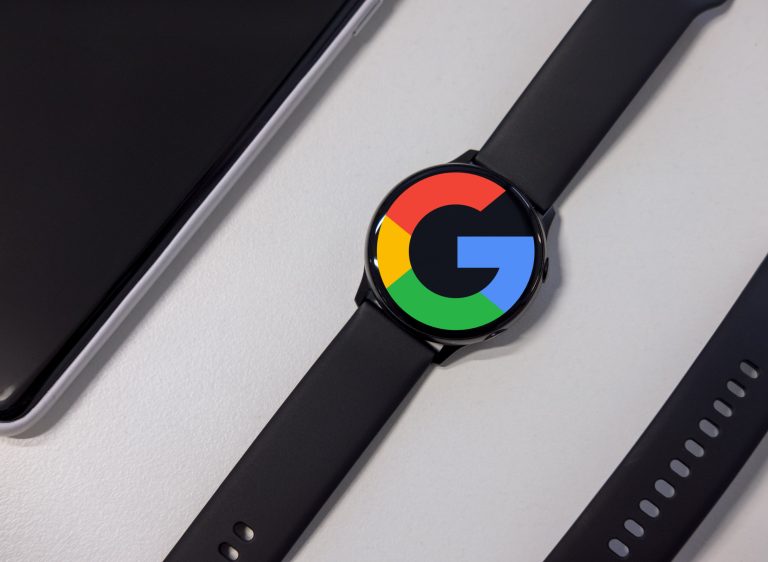 Google 'Pixel Watch' photo on a table