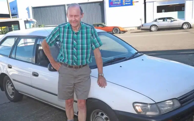Graeme Hebley passed the 2,000,000km mark in his Toyota Corolla - and he got there by servicing his car every two weeks.
