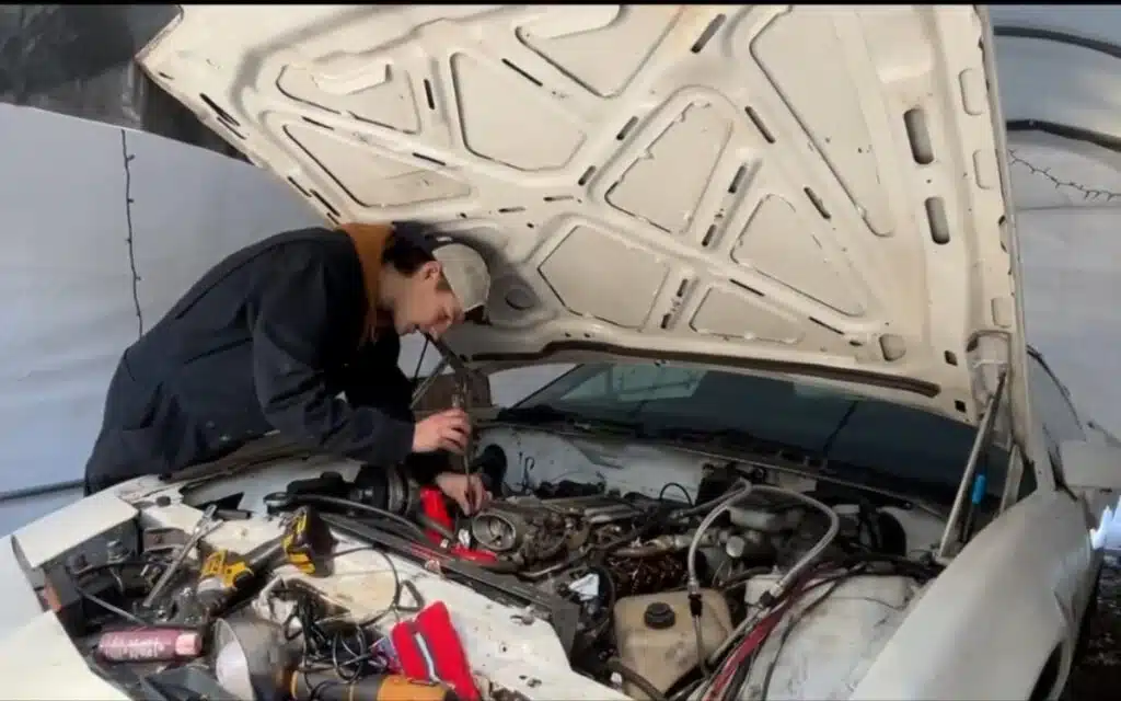 17-year-old boy from Massachusetts spends his weekends rebuilding a Pontiac Firebird sports car with his grandma