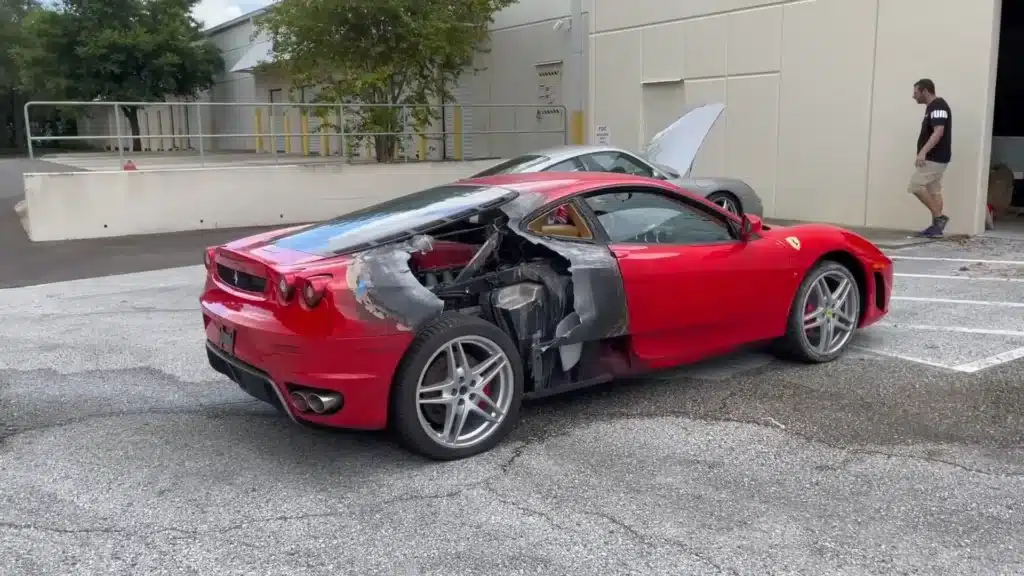 Guy-who-purchased-fire-damaged-Ferrari-F430-for-a-third-of-its-price-managed-to-fix-it-in-12-days