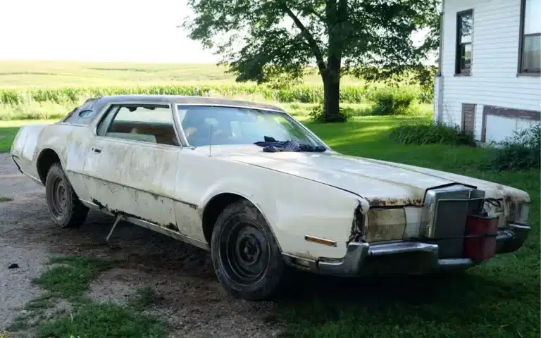 Lincoln Continental found in barn