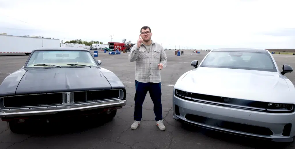 Guys put Dodge EV up against 1969 Charger to test if this electric muscle car and modern Dodge performance can truly replace the 1969 classic
