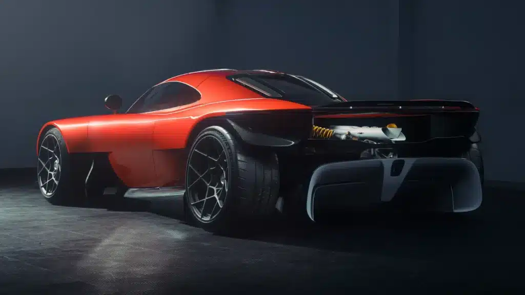 California-based Oilstainlab has shared new images of its incredible HF-11, which is inspired by Porsche and lists an impressive British hypercar as its competition