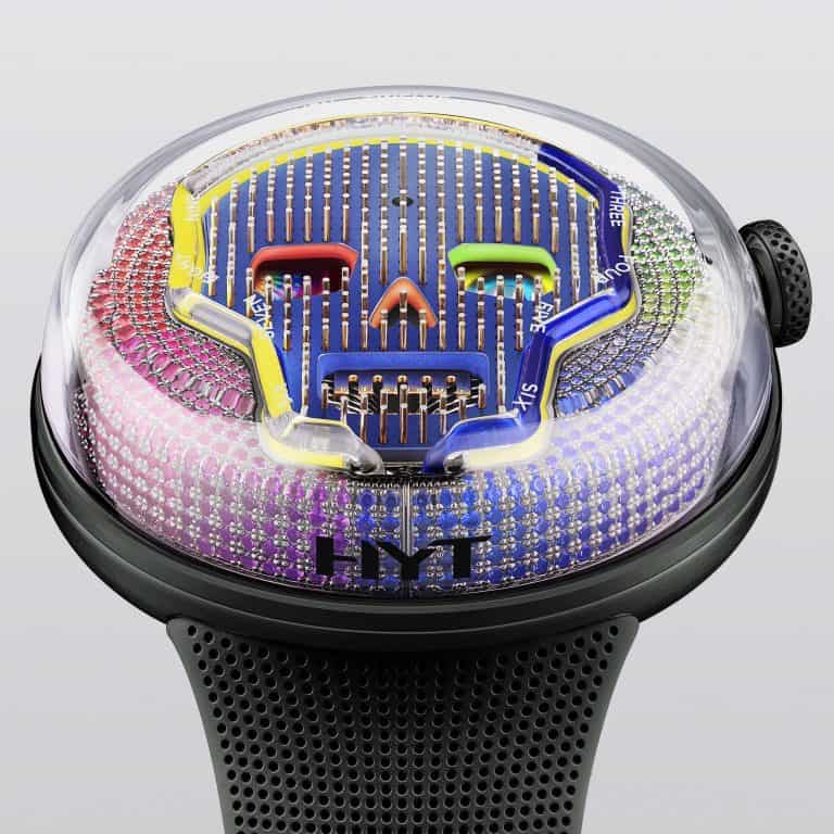 Colorful watches: HYT Rainbow skull