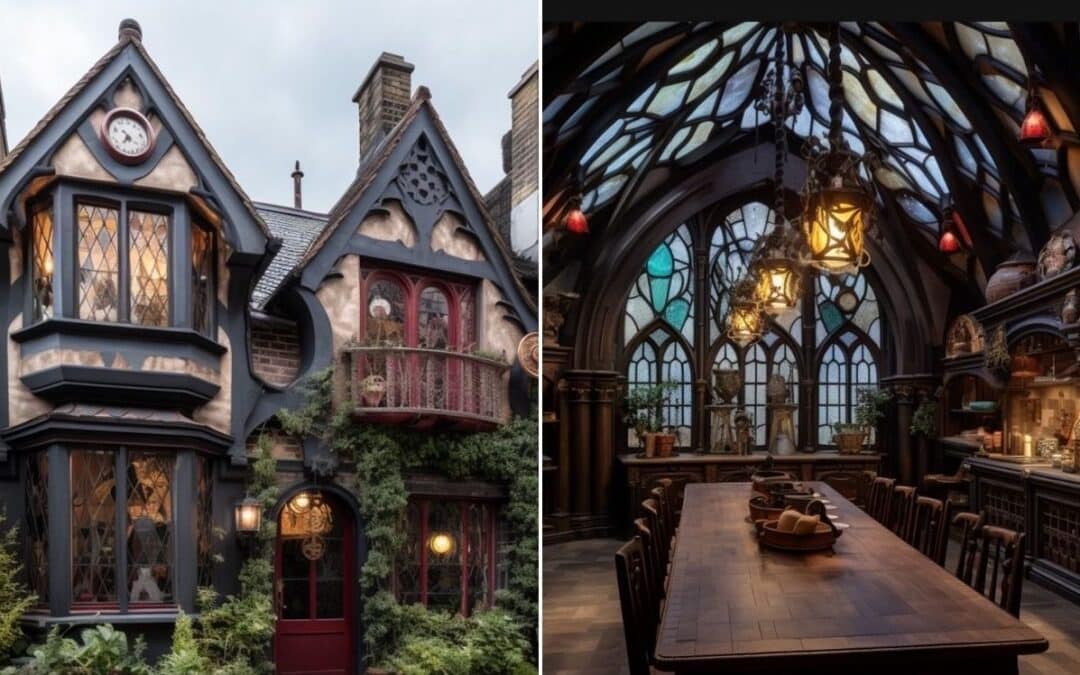 People are falling in love with this gothic Harry Potter house – but there’s a twist