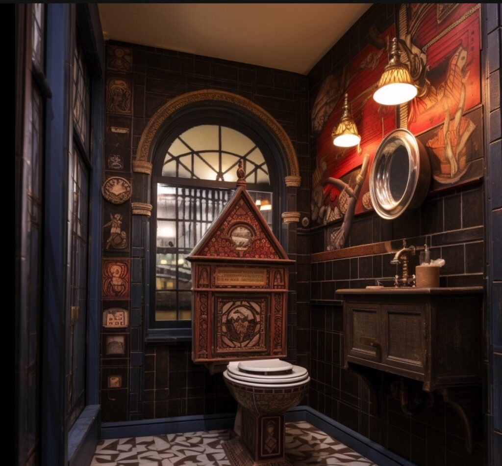 Harry Potter house bathroom