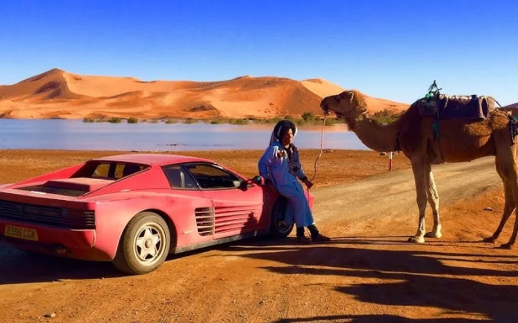 Driving a Ferrari in the desert sounds bold, but this is exactly what YouTuber Sam Fane did, driving his Ferrari 360 Modena to the Sahara.