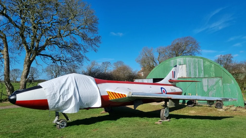 Early jet planes that are some of the most historic in aviation history spotted rotting on an English farm
