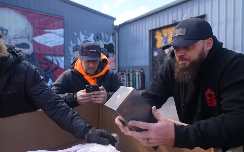 Men buy entire unit of lost freight for $2,500 but the goods inside aren't even the biggest prize
